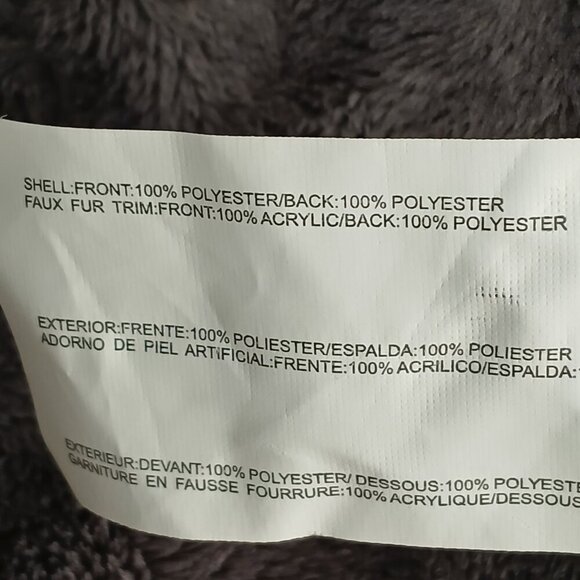 WOMEN'S NAUTICA BRAND COAT, THIGH LENGTH, FAUX FUR LINED HOOD, SIZE LARGE, Y2K - Picture 12 of 12